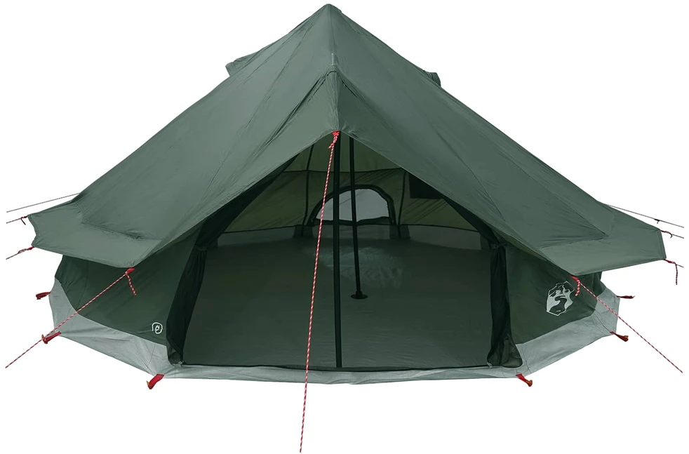 Tipi palapinė 18 asmeniui Armijos Žalia Poliesteris ir plienas