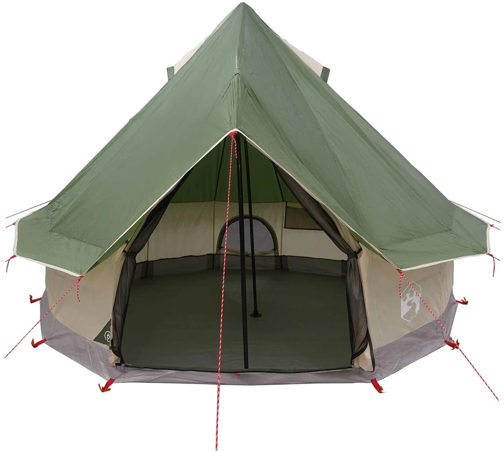 Tipi palapinė 4 asmeniui Žalia Poliesteris ir plienas