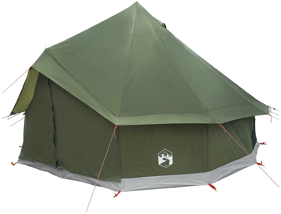Tipi palapinė 6 asmeniui Armijos Žalia Poliesteris ir plienas