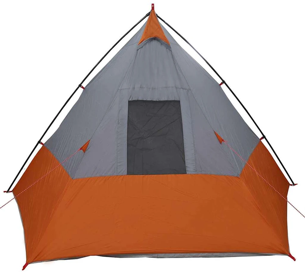Tipi palapinė 6 asmeniui Pilka ir oranžinė tafta