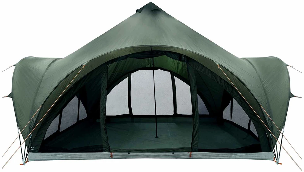 Tipi palapinė Armijos žalia 6 asmenims Poliesteris ir plienas