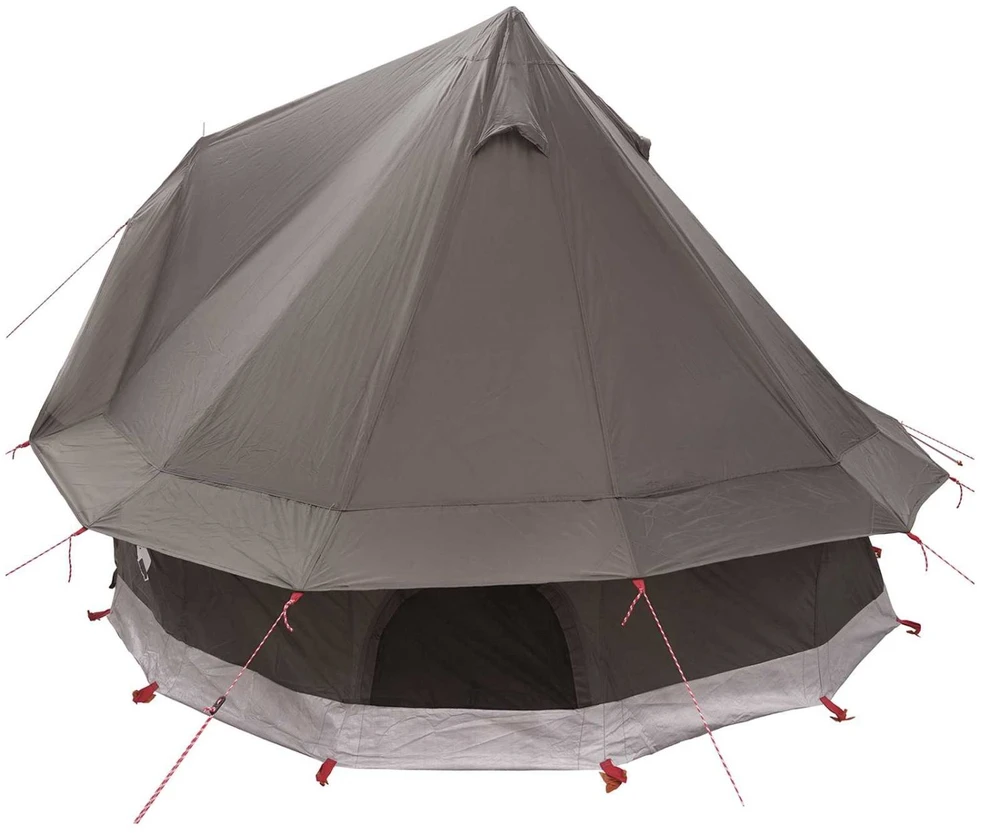 Tipi palapinė Ruda Pilka 250 x 250 cm Poliesteris ir plienas