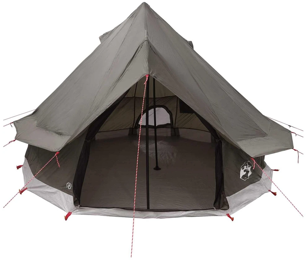 Tipi palapinė Ruda Pilka 250 x 250 cm Poliesteris ir plienas
