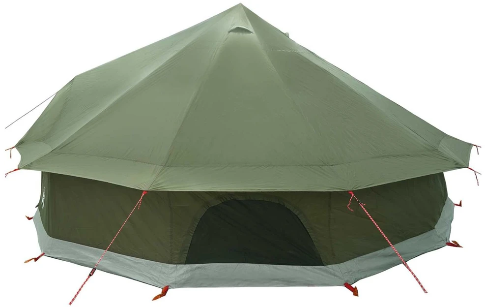 Tipi palapinė 12 asmeniui Alyvuogių žalia