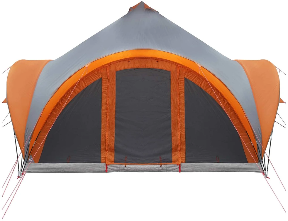 Tipi palapinė su stogu Pilka ir oranžinė 6 asmenims