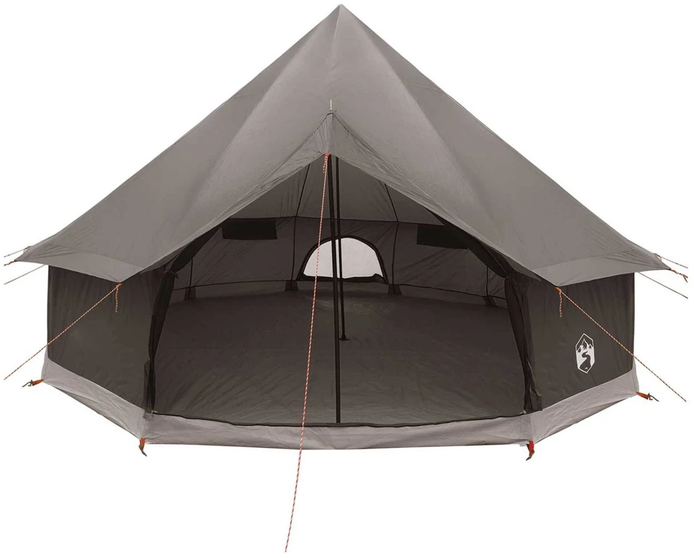 Tipi palapinė 6 asmeniui Ruda Pilka Poliesteris ir plienas