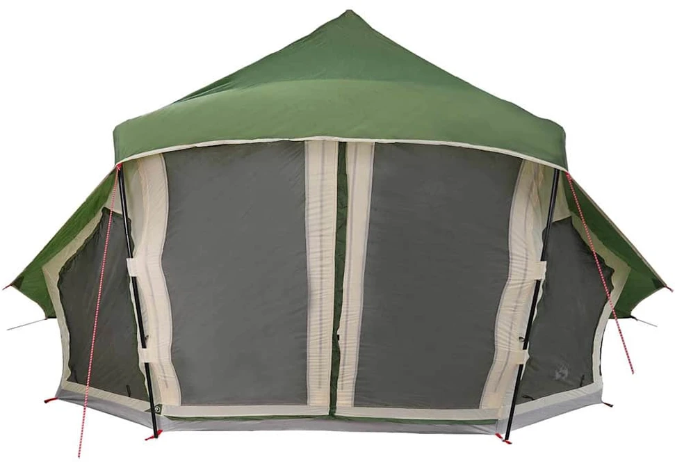 Tipi palapinė su stogu Žalia 508 x 470 x 300 cm tafta