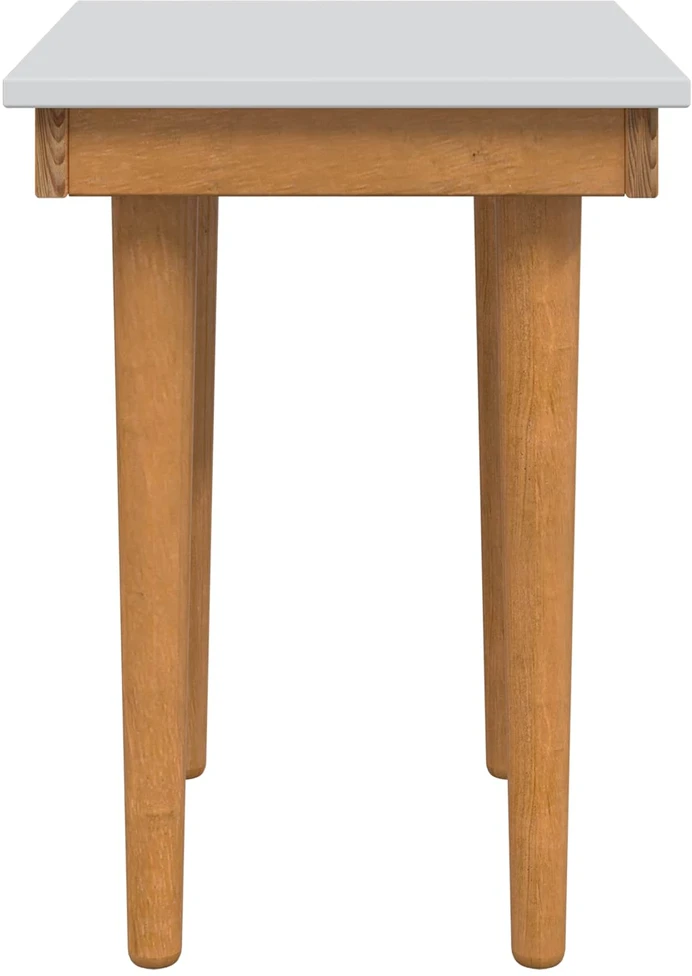 vidaxl Toledo stalo kėdė FAUSKE Balta 40 x 33 x 45 cm