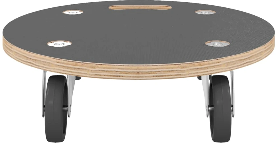 Transportavimo vežimėliai, 2vnt., 38x11,5cm, apskriti, 250kg
