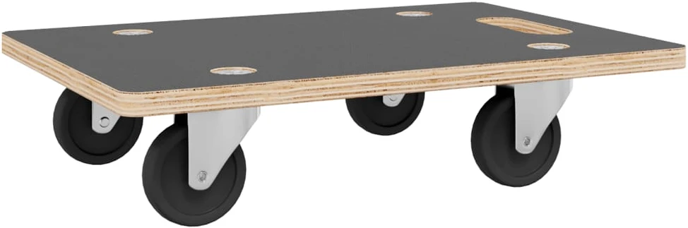 Transportavimo vežimėliai, 2vnt., 80x55x11,5cm, stačiakampiai