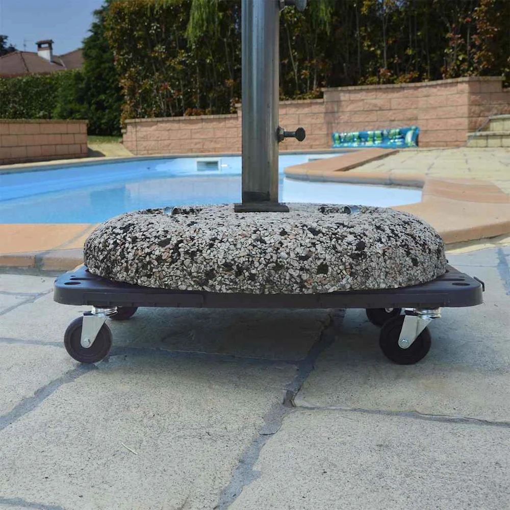 Transportavimo vežimėliai, 5vnt., juodi, 58x38x12cm, PP
