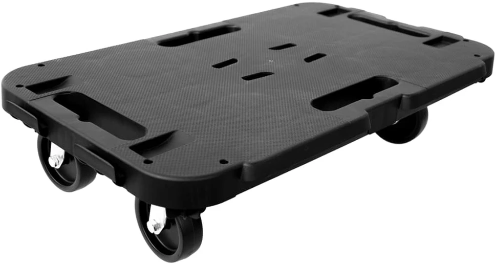 Transportavimo vežimėlis, juodos spalvos, PP, 300kg