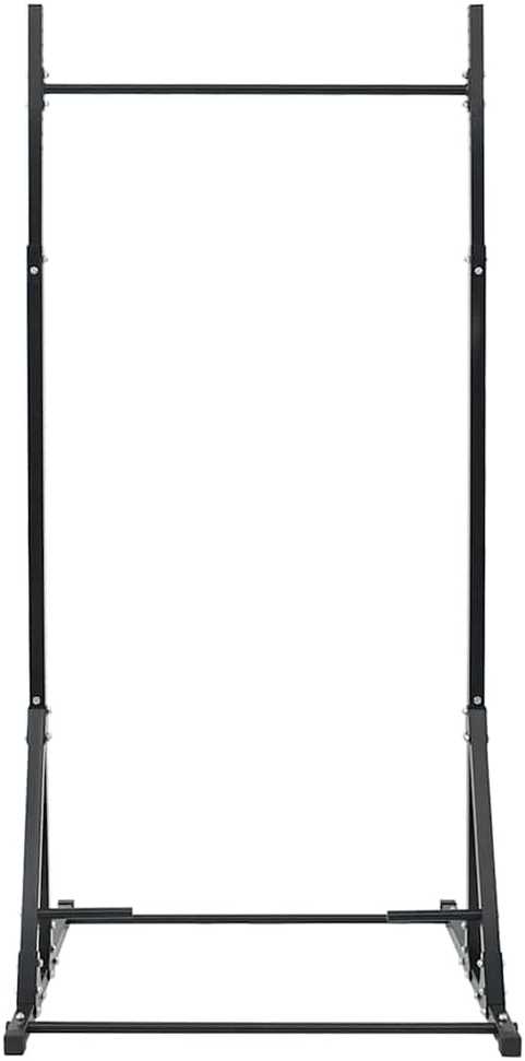 Traukimo juostos stotis Juoda 100,5 x 102 x 234,5 cm