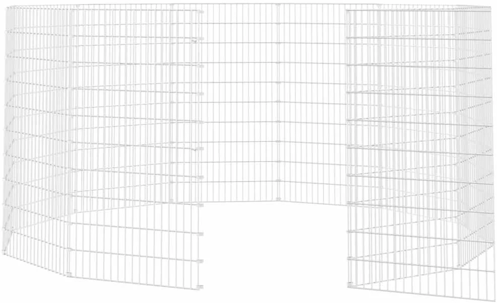 Aptvaras gyvūnams, 12 segmentų, 54x100cm, galvanizuota geležis