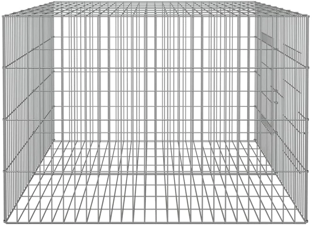 Triušių narvas, 2 segmentai, 110x79x54cm, galvanizuota geležis