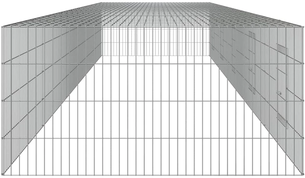 Triušių narvas, 5 segmentai, 541x109x54cm, galvanizuota geležis