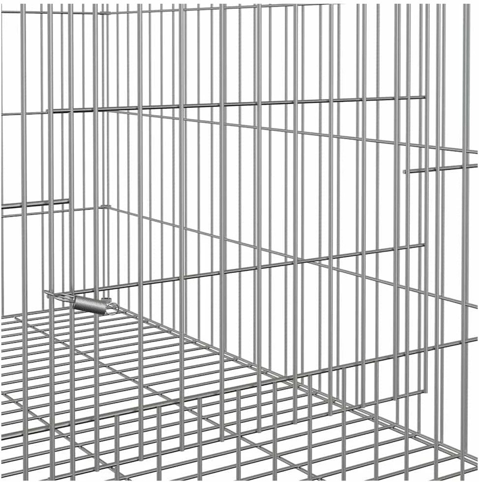 Triušių narvas, 78x54x54cm, galvanizuota geležis