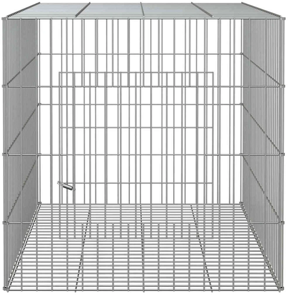 Triušių narvas, 78x54x54cm, galvanizuota geležis