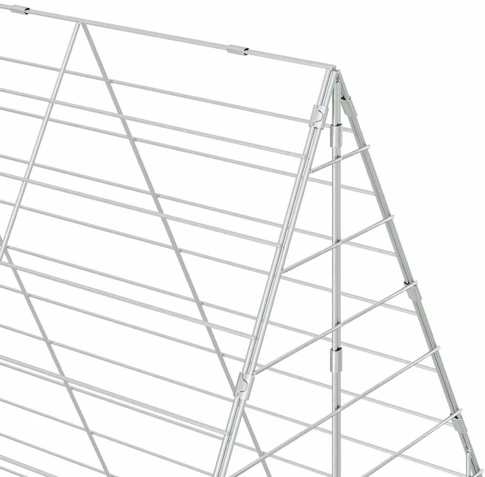 Triušių narvas Sidabrinė 200 x 100 x 210 cm