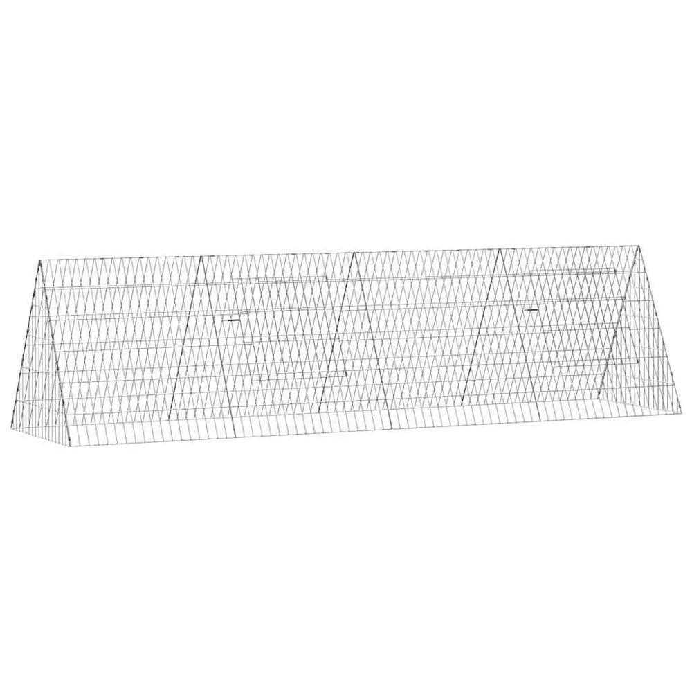 Triušių narvas Sidabrinė 215 x 55 x 55 cm Galvanizuotas plienas