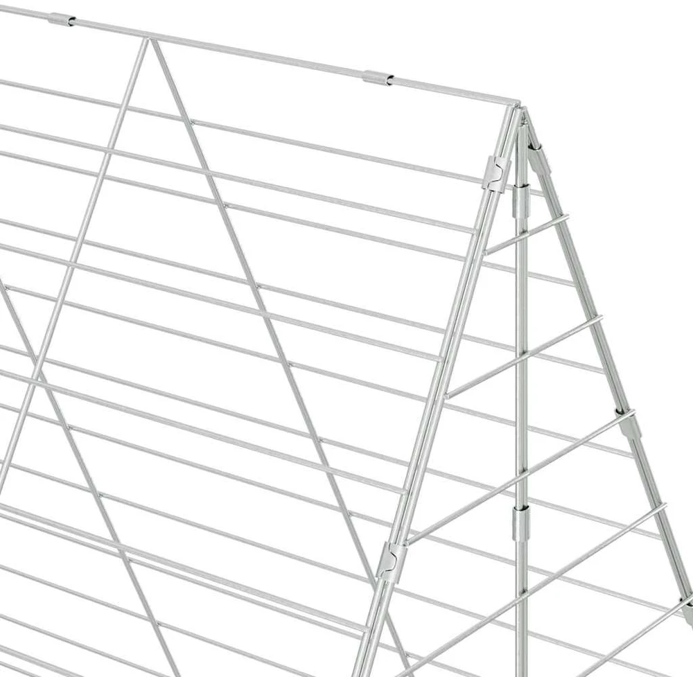 Triušių narvas Sidabrinė 300 x 100 x 210 cm