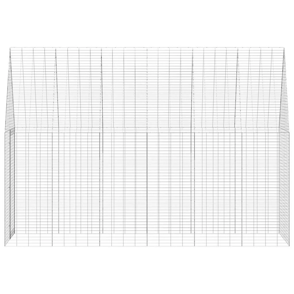 Triušių narvas Sidabrinė 300 x 100 x 210 cm