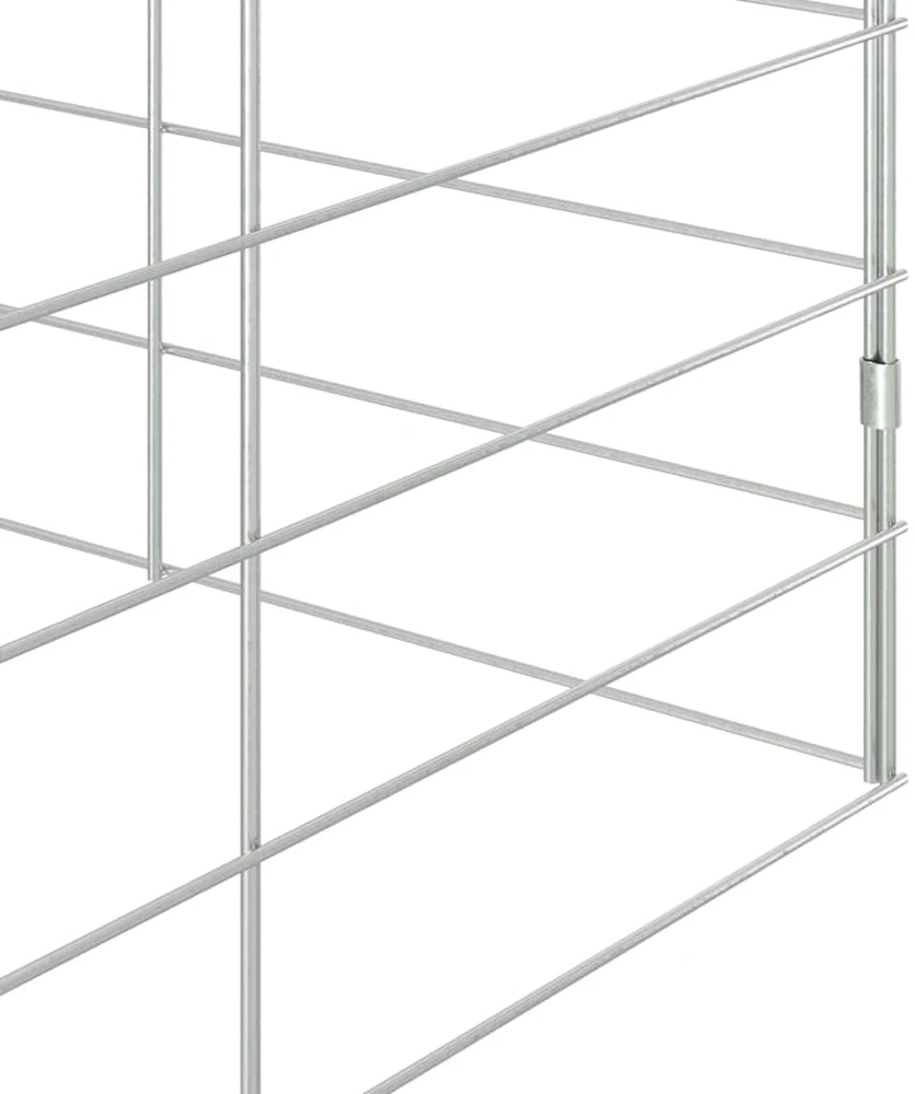 Triušių narvas Sidabrinė 400 x 100 x 210 cm
