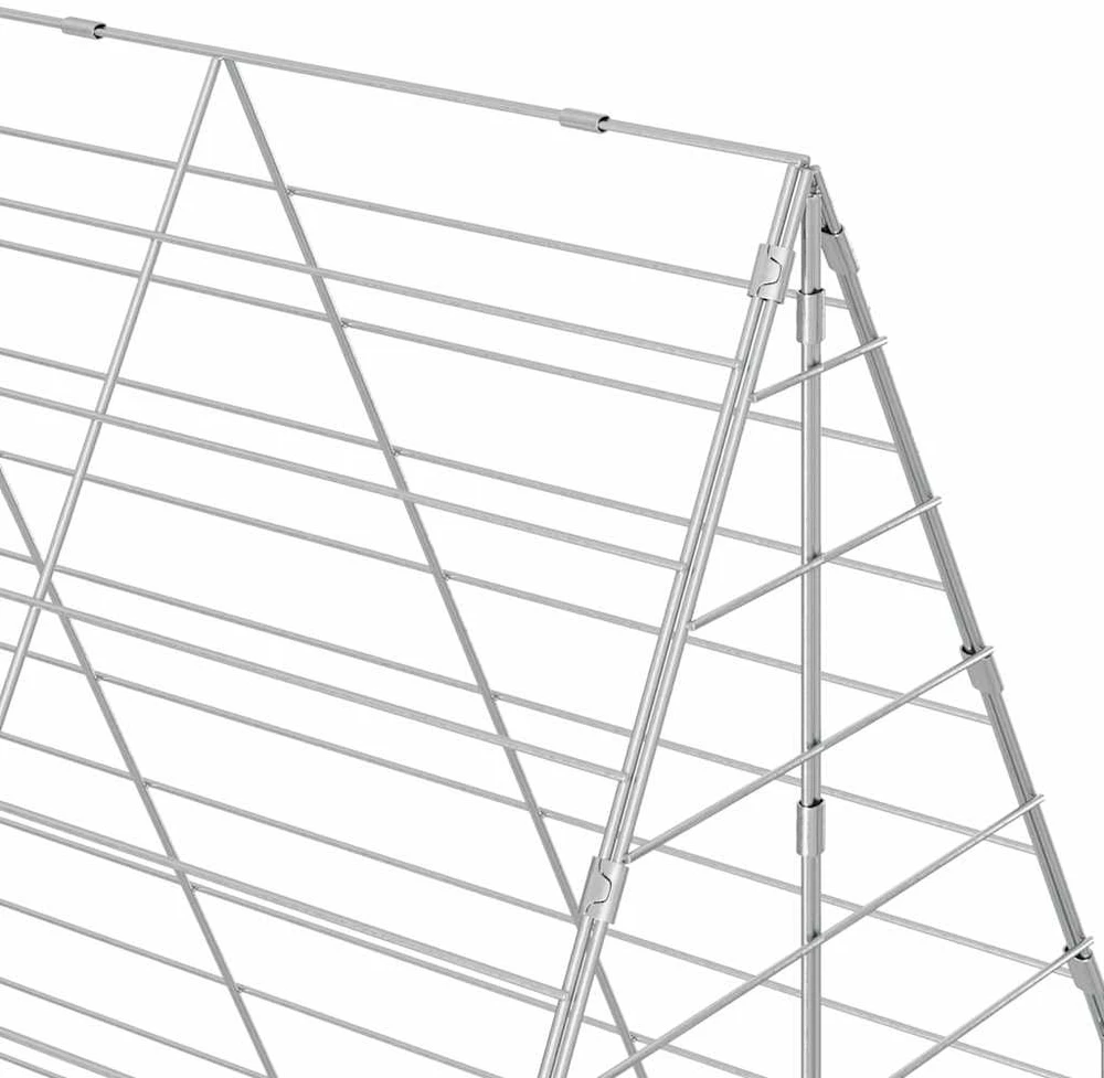 Triušių narvas Sidabrinė 400 x 100 x 210 cm