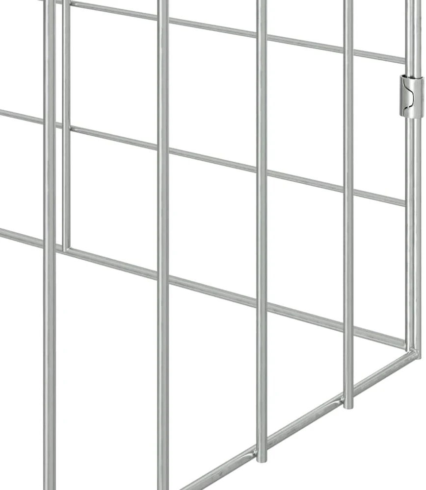 Triušių narvas Sidabro 600 x 78 x 78 cm Cinkuota plienas