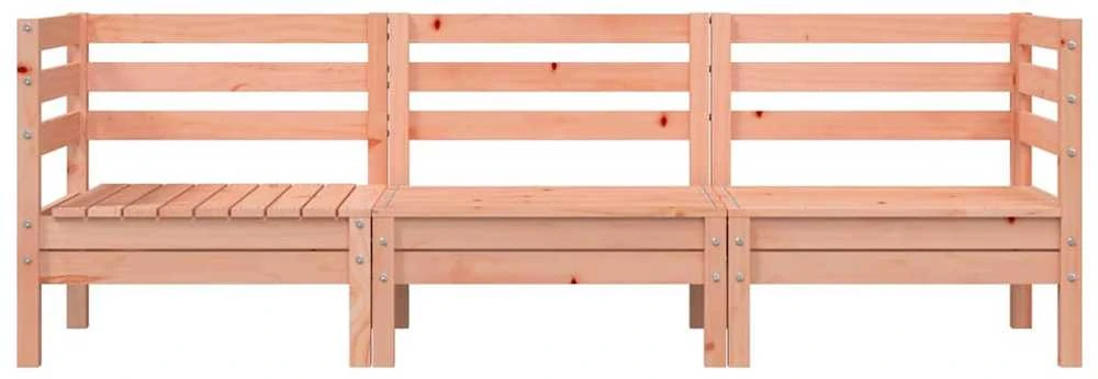 Trivietė sodo sofa, douglas eglės medienos masyvas