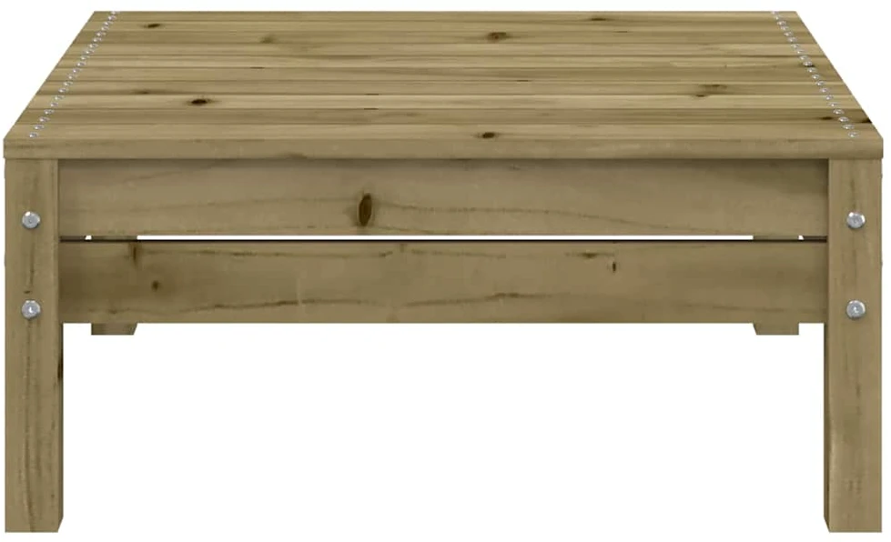 Trivietė sodo sofa, impregnuota pušies mediena