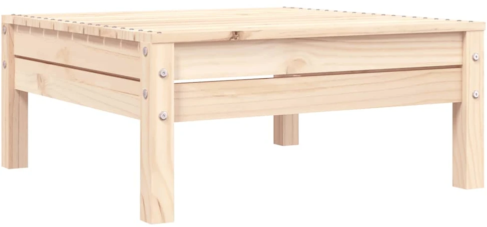 Trivietė sodo sofa, pušies medienos masyvas