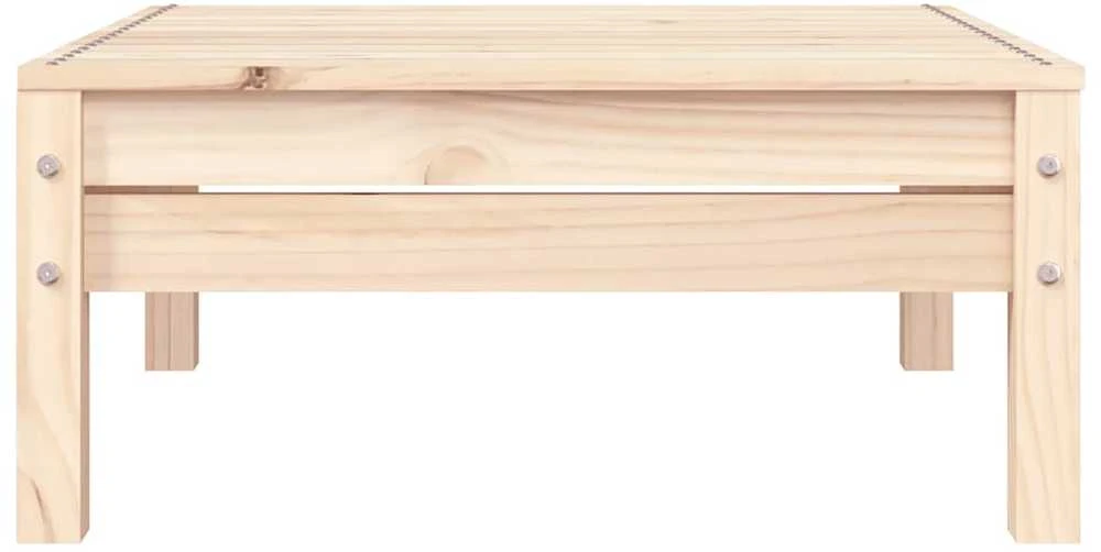 Trivietė sodo sofa, pušies medienos masyvas