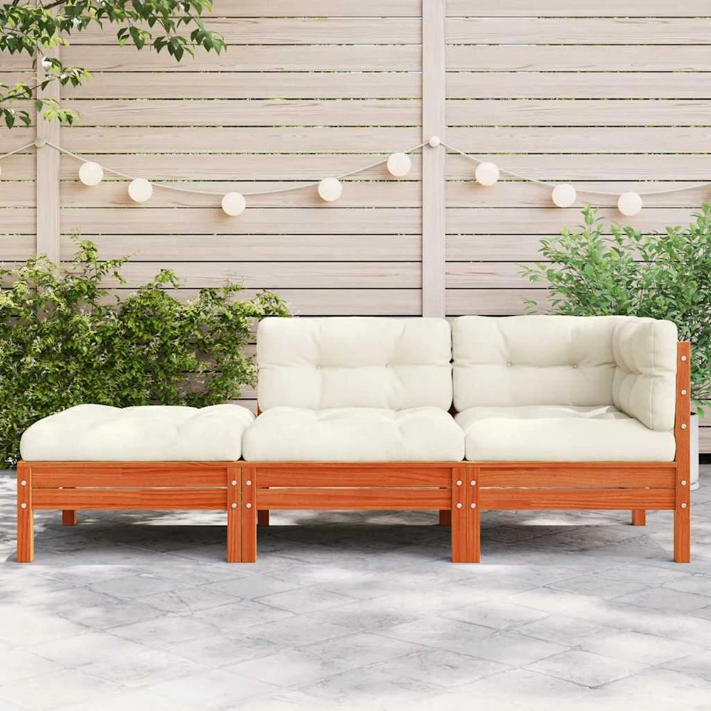 Dvivietė sodo sofa su pagalvėlėmis ir pakoja