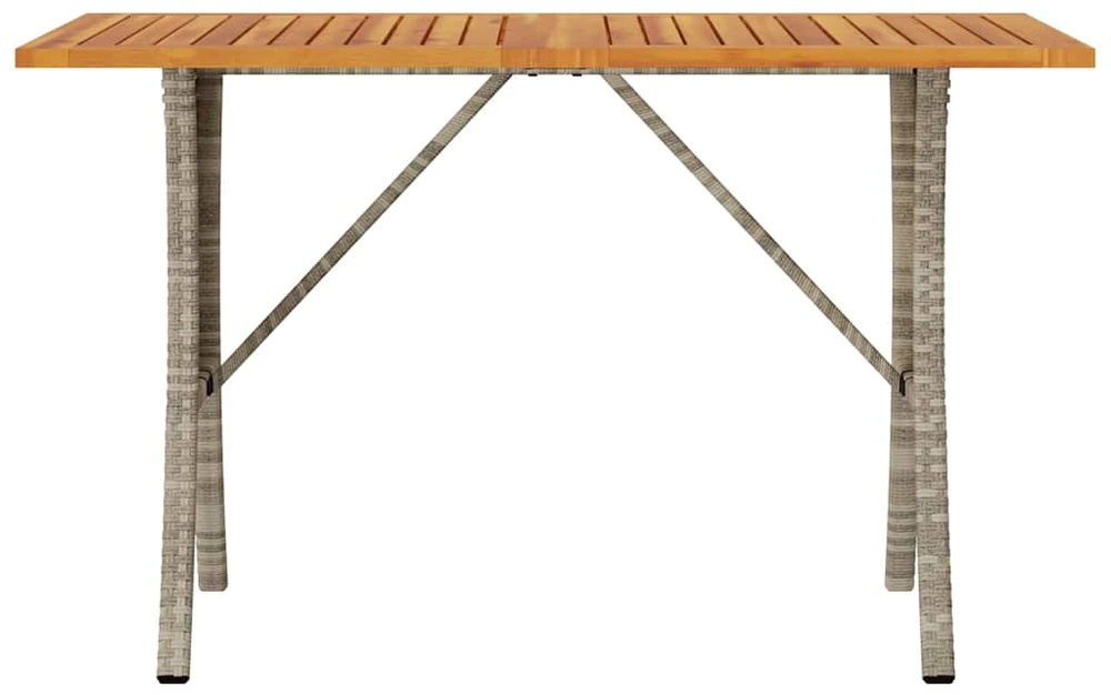 Trivietė sodo sofa su pagalvėlėmis ir staliuku, šviesiai pilka
