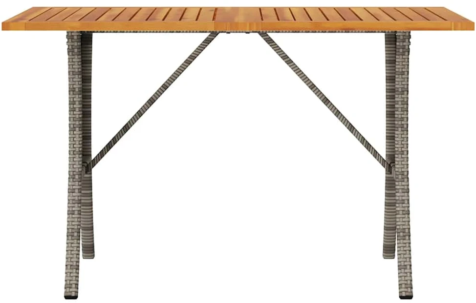 Trivietė sodo sofa su pagalvėlėmis ir staliuku, pilkos spalvos