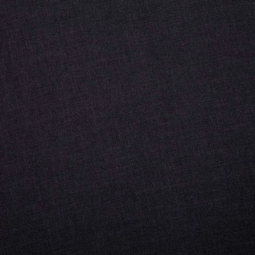 Trivietė sofa, juoda, audinys