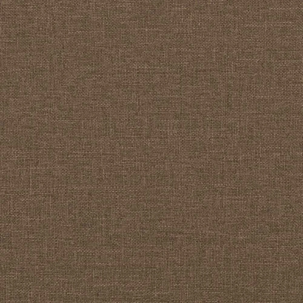Trivietė sofa, rudos spalvos, 180cm, audinys