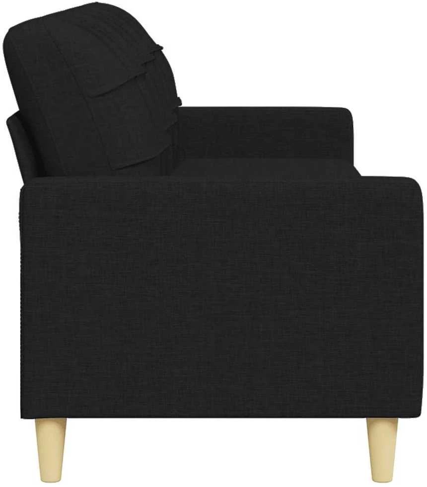 Trivietė sofa, rudos spalvos, 210cm, audinys
