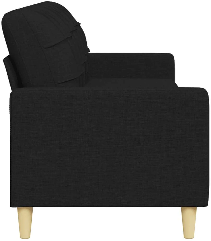 Trivietė sofa, rudos spalvos, 210cm, audinys