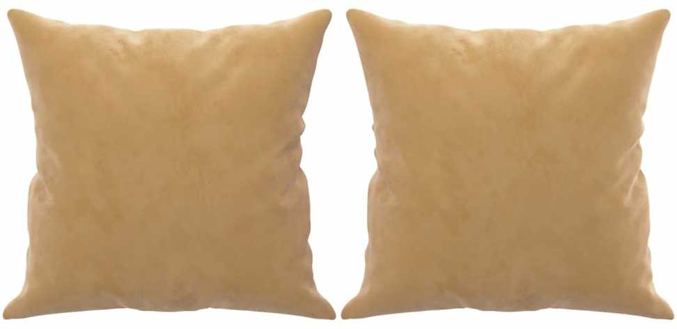Trivietė sofa su pagalvėlėmis, rudos spalvos, 180cm, aksomas
