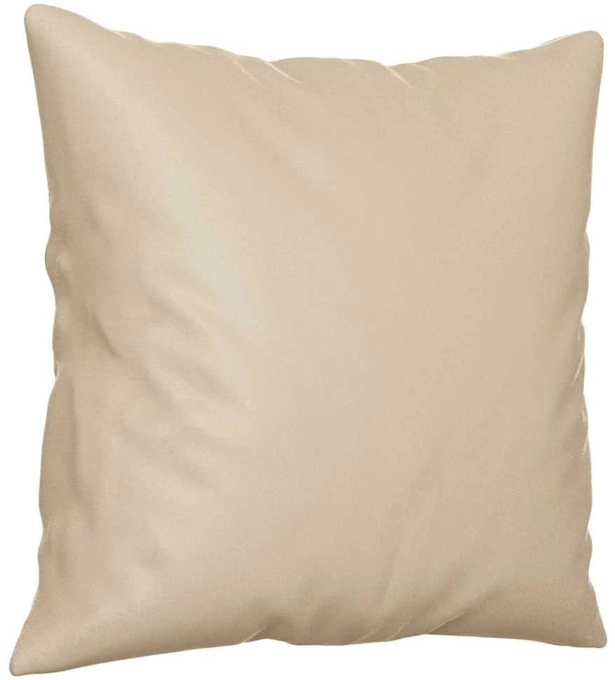 Trivietė sofa su pagalvėmis, kreminė, 180cm, audinys