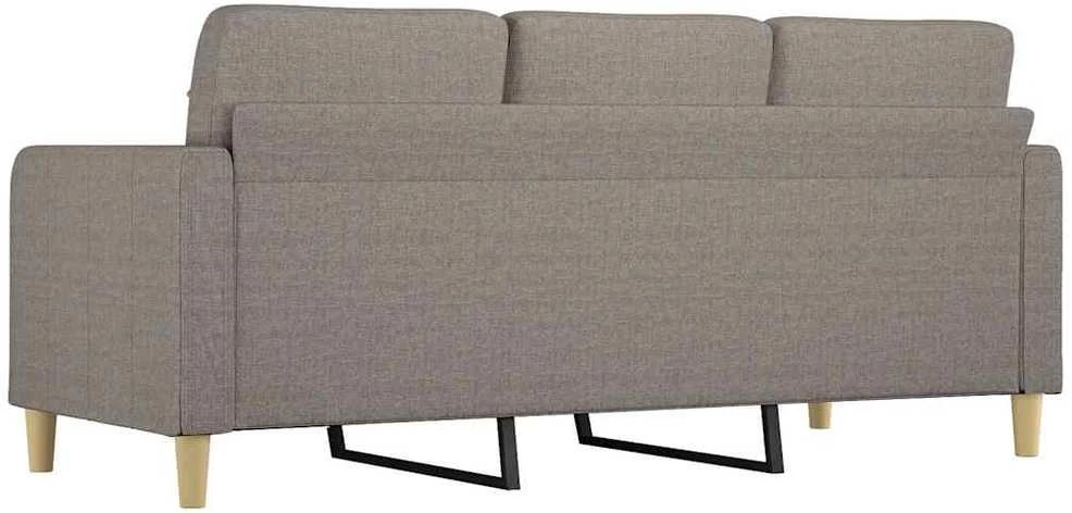 Trivietė sofa, taupe spalvos, 180cm, audinys