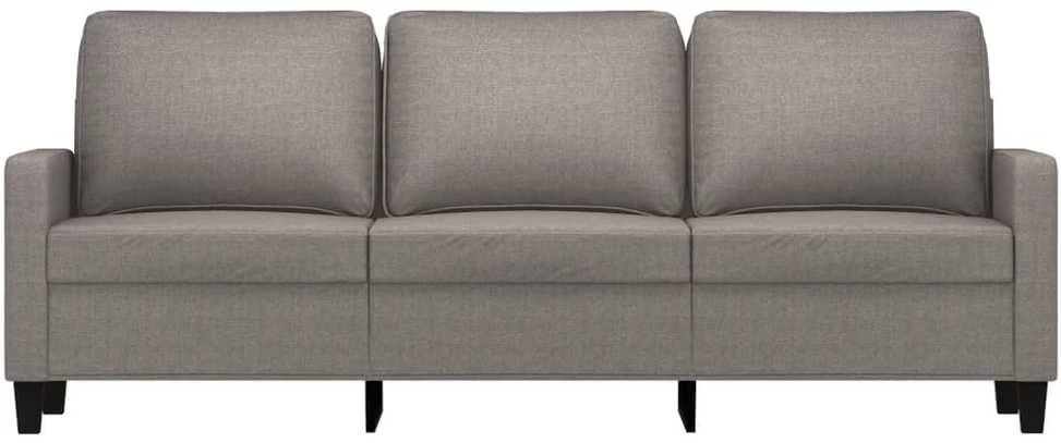Trivietė sofa, taupe spalvos, 180cm, audinys