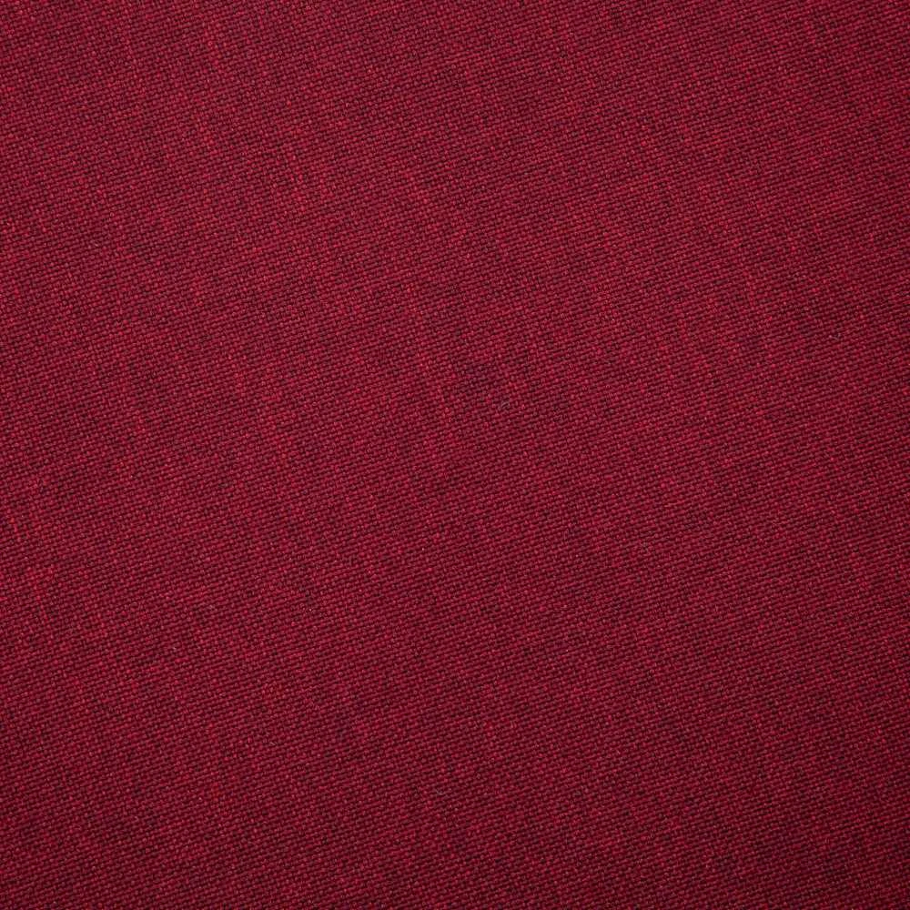 Trivietė sofa, vyno raudonos spalvos, audinys