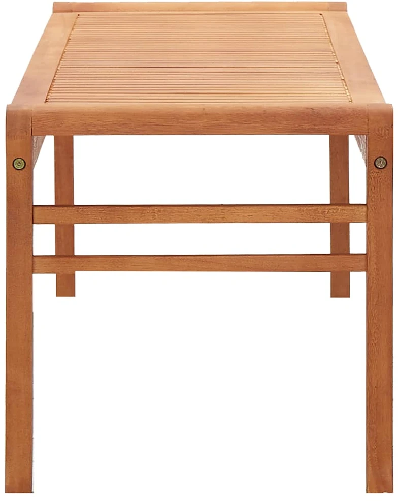 Trivietis sodo suoliukas, 150cm, eukalipto medienos masyvas