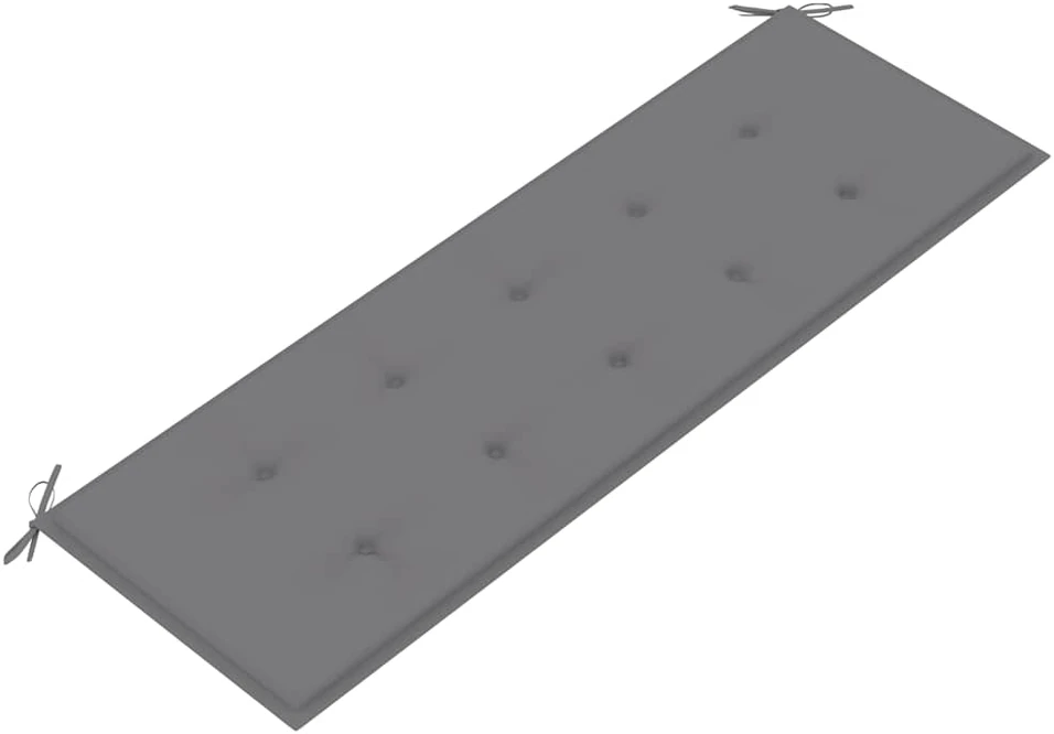 Trivietis sodo suoliukas su pagalve, 150cm, eukalipto masyvas