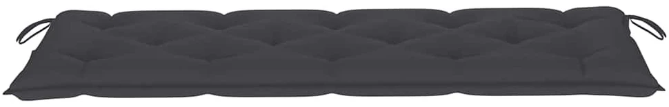 Trivietis sodo suoliukas su pagalvėle, 150cm, eukalipto masyvas