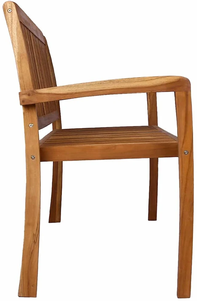 Trivietis sudedamas sodo suoliukas, 159cm, tikmedžio masyvas
