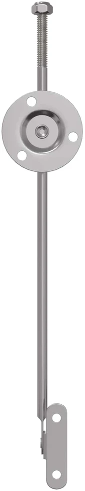 Trūkčiojimo svirtis 2 pcs Sidabro 190 mm Geležis